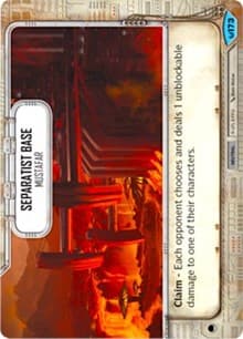 Separatist Base - Mustafar - Awakenings - Star Wars: Destiny card