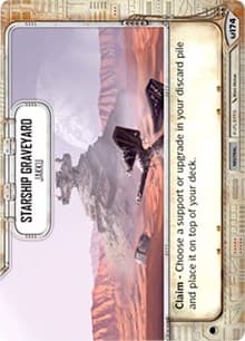 Starship Graveyard - Jakku - Awakenings - Star Wars: Destiny card