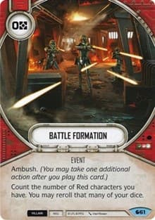 Battle Formation - Spirit of Rebellion - Star Wars: Destiny card