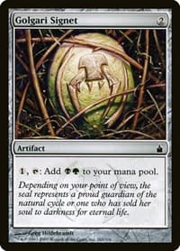 Golgari Signet - Ravnica: City of Guilds - Magic: The Gathering card