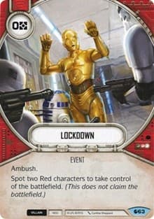 Lockdown - Spirit of Rebellion - Star Wars: Destiny card