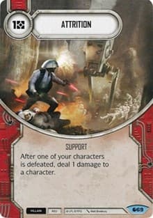Attrition - Spirit of Rebellion - Star Wars: Destiny card