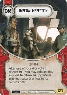 Imperial Inspection - Spirit of Rebellion - Star Wars: Destiny card