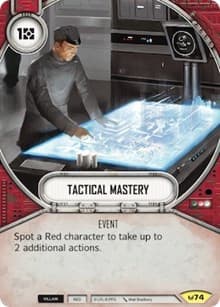 Tactical Mastery - Awakenings - Star Wars: Destiny card