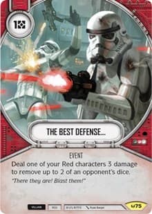 The Best Defense... - Awakenings - Star Wars: Destiny card