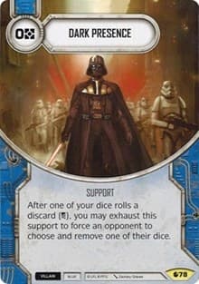 Dark Presence - Spirit of Rebellion - Star Wars: Destiny card