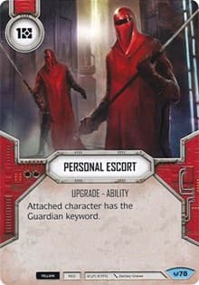 Personal Escort - Awakenings - Star Wars: Destiny card