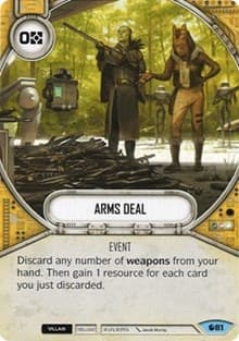 Arms Deal - Spirit of Rebellion - Star Wars: Destiny card