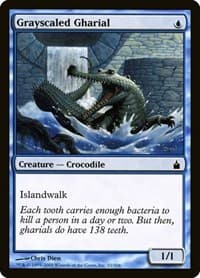 Grayscaled Gharial - Ravnica: City of Guilds - Magic: The Gathering card