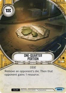 One-Quarter Portion - Spirit of Rebellion - Star Wars: Destiny card