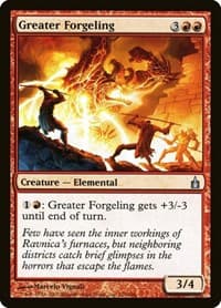 Greater Forgeling - Ravnica: City of Guilds - Magic: The Gathering card