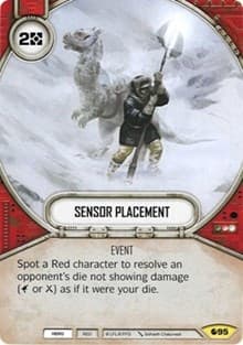 Sensor Placement - Spirit of Rebellion - Star Wars: Destiny card