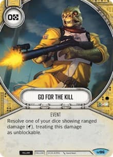 Go For The Kill - Awakenings - Star Wars: Destiny card