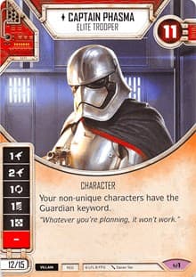 Captain Phasma - Elite Trooper - Awakenings - Star Wars: Destiny card