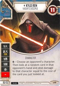 Kylo Ren - Vader's Disciple - Awakenings - Star Wars: Destiny card