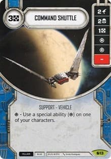 Command Shuttle - Spirit of Rebellion - Star Wars: Destiny card
