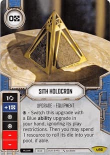 Sith Holocron - Awakenings - Star Wars: Destiny card