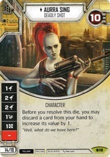Aurra Sing - Deadly Shot - Spirit of Rebellion - Star Wars: Destiny card