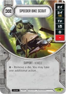 Speeder Bike Scout - Awakenings - Star Wars: Destiny card