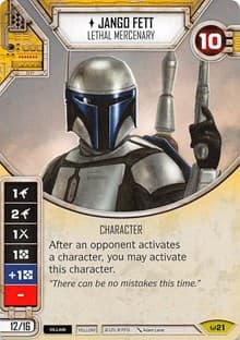Jango Fett - Lethal Mercenary - Awakenings - Star Wars: Destiny card