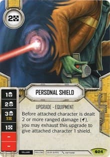 Personal Shield - Spirit of Rebellion - Star Wars: Destiny card