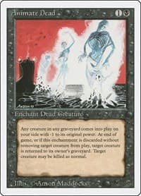 Animate Dead - Revised Edition - Magic: The Gathering card