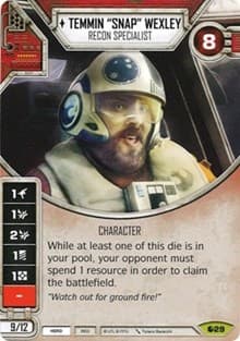 Temmin "Snap" Wexley - Recon Specialist - Spirit of Rebellion - Star Wars: Destiny card