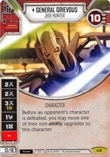 General Grievous - Jedi Hunter - Awakenings - Star Wars: Destiny card