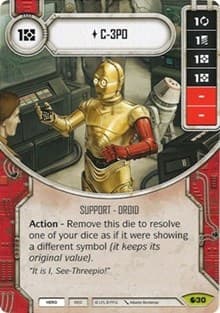 C-3PO - Spirit of Rebellion - Star Wars: Destiny card