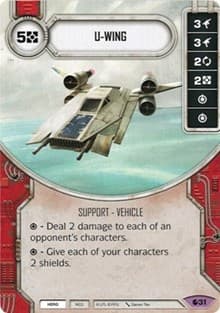 U-Wing - Spirit of Rebellion - Star Wars: Destiny card