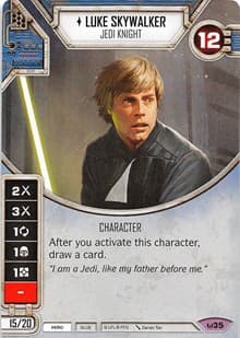 Luke Skywalker - Jedi Knight - Awakenings - Star Wars: Destiny card