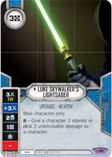 Luke Skywalker's Lightsaber - Awakenings - Star Wars: Destiny card