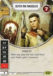 Outer Rim Smuggler - Spirit of Rebellion - Star Wars: Destiny card