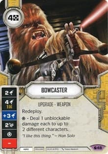 Bowcaster - Spirit of Rebellion - Star Wars: Destiny card