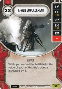 E-Web Emplacement - Spirit of Rebellion - Star Wars: Destiny card