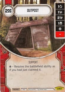 Outpost - Awakenings - Star Wars: Destiny card