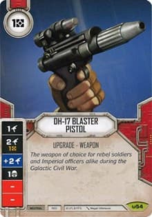 DH-17 Blaster Pistol - Awakenings - Star Wars: Destiny card