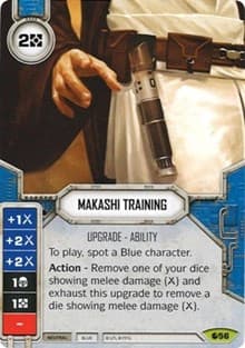 Makashi Training - Spirit of Rebellion - Star Wars: Destiny card