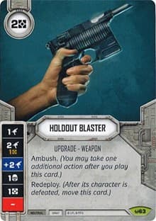 Holdout Blaster - Awakenings - Star Wars: Destiny card