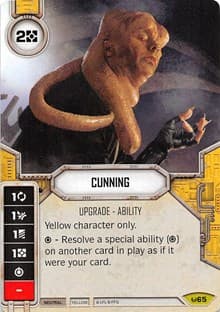 Cunning - Awakenings - Star Wars: Destiny card