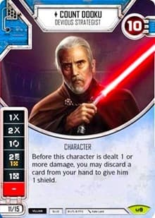 Count Dooku - Devious Strategist - Awakenings - Star Wars: Destiny card