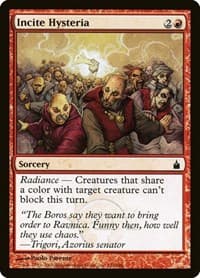 Incite Hysteria - Ravnica: City of Guilds - Magic: The Gathering card