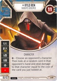 Kylo Ren - Vader's Disciple (Card Only) - Awakenings - Star Wars: Destiny card