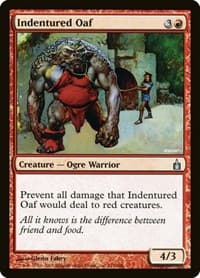 Indentured Oaf - Ravnica: City of Guilds - Magic: The Gathering card