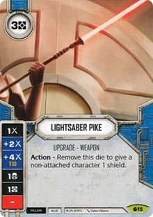 Lightsaber Pike (Card Only) - Spirit of Rebellion - Star Wars: Destiny card