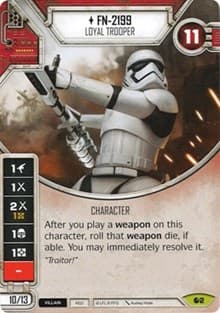 FN-2199 - Loyal Trooper (Card Only) - Spirit of Rebellion - Star Wars: Destiny card