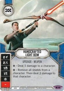 Handcrafted Light Bow (Card Only) - Spirit of Rebellion - Star Wars: Destiny card
