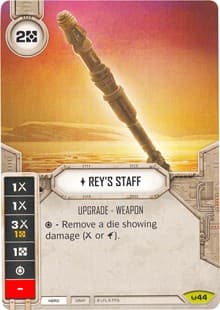 Rey's Staff (Card Only) - Awakenings - Star Wars: Destiny card