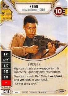 Finn - First Order Defector (Card Only) - Awakenings - Star Wars: Destiny card