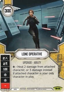 Lone Operative (Card Only) - Spirit of Rebellion - Star Wars: Destiny card